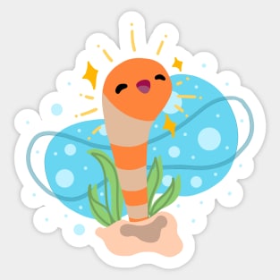 Splendid Garden Eel Sticker